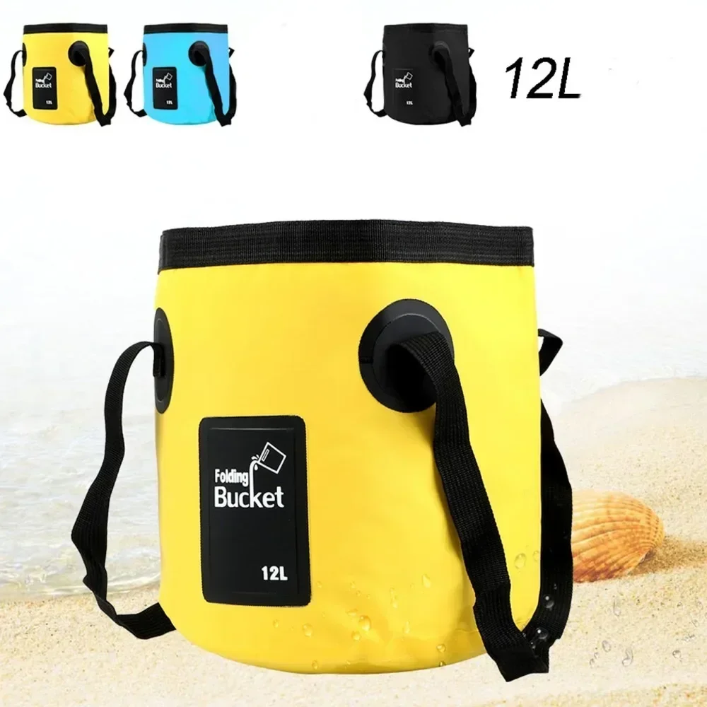 Fishing Bag Waterproof - Składane wiadro wędkarskie 12L/20L, wodoodporne, wygodne,