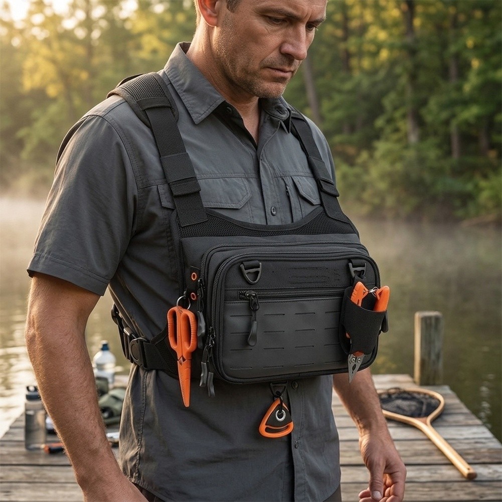 Plecak-szlafrok do wędkowania  – Fishing Vest recenzja i cena