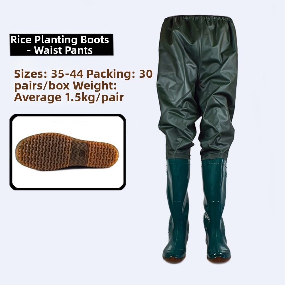 Plastikowe spodnie do wędrówek – Fishing Pants Waterproof recenzja i cena