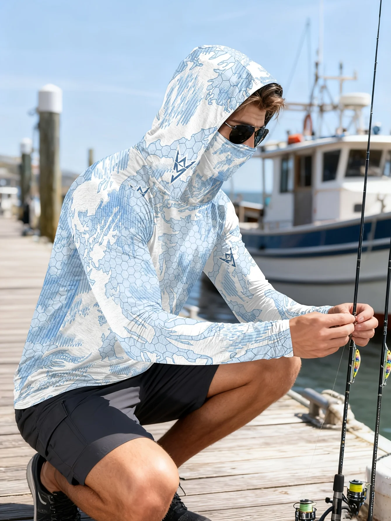 Nowa koszulka wędkarska z dług – Fishing Mask Sun Protection recenzja i cena