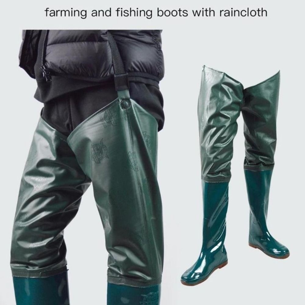 Plastikowe spodnie do wędrówek – Fishing Pants Waterproof recenzja i cena